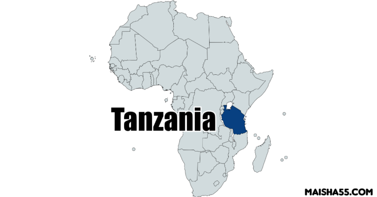 タンザニア地図